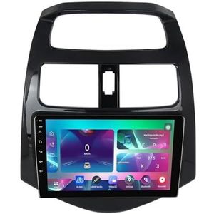 9"" Android 14 Touchscreen Autoradio 2 din met AHD Omgekeerd beeld Bediening op het stuur Bluetooth GPS navigatie Draadloze CarPlay voor Chevrolet Spark 2010-2014(Q100(1+32G))