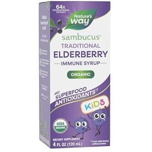 Nature's Way Organic sambucus voor Kids Syrup, 4 vloeibare ounce