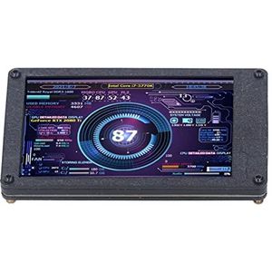 Computer RAM-monitor, USB-minischerm 3,5 Inch Energiebesparende Verschillende Functies voor Bedrijven (met Elleboog Lijn Moederbord Lijn)