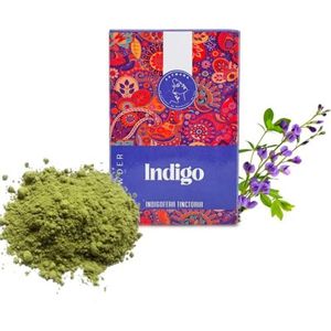 AATMANA - Indigofera Tinctoria - Indigo-poeder - 100 g - Voor Zwart en Natuurlijk Haar