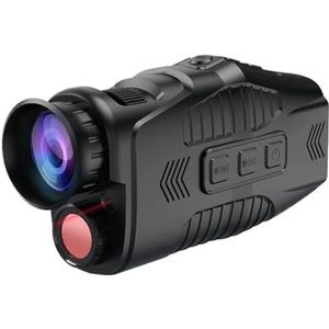 Nachtzichtbril, R11 1080P Monoculair nachtzichtapparaat 5x digitale zoom Infrarood nachtzicht Jachttelescoop Buiten Dag Nacht Dubbel gebruik Volledig voor kamperen en jagen
