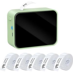 P15 Labelprinter Mini Bluetooth Thermische Etiketteermachine Draagbare Labeler Helder Afdrukken(Printer Set 4)