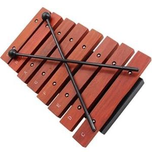 8-noot Redwood Glockenspiel Xylofoon percussie-instrument met glad oppervlak Klokkenspel Percussie-instrumenten