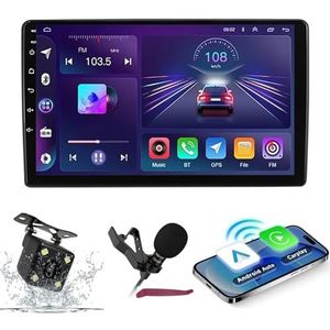 Android 14 Autoradio Navi voor F-iat Ducato 2006-2016 9 ""Screenradio met draadloze carplay Android Car GPS Navigatieondersteuning Bluetooth 5.0 HIFI FM 5G-WiFi SWC MIC-camera,M200s