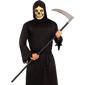 Funidelia | Bloedige zeis voor vrouwen en mannen Horror, Grim Reaper, Death, Halloween - Accessoires voor Volwassenen, kostuum accesoires - Zwart