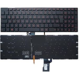 Laptop verlicht toetsenbord voor ROG voor GL502 GL502VML GL502VT GL502VS-DS71 GL502VM-DS74 FX502VE(Germany red)