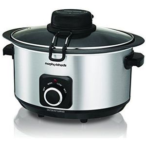 Morphy Richards Slow Cooker Sear, Stew and Stir Slow Cooker - 6.5l - Automaat roerfunctie