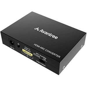 Avantree HAX05 - HDMI ARC Audio Converter TV-geluid met doorvoermogelijkheden, optische en analoge audio-uitgang en CEC-ondersteuning
