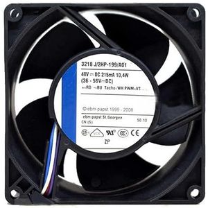 LMNCBVYA High-Performance 48V 10.4W Cooling Fan 3218J/2HP-199/A01-92x92x38mm 4-Wire Server Fan