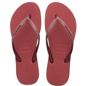 Havaianas - HAV Slim Sparkle - Teenslippers - Zwart - Bordeaux - Kunststof