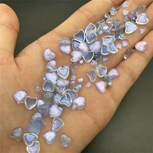 50 stuks accessoires hars kawaii nail art bedels cartoon hart nageldecoraties gemengde maat bulk manicure strass steentjes sieraden diy-50 stuks zilvergrijs