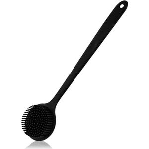 Rugrubber siliconen douche bad lichaamsborstel scrubborstel doucheborstel korte greep rugrubber voor mannen lange levensduur bad- en douche accessoires