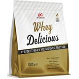 XXL Nutrition - Whey Delicious - Banaan - Wei Eiwitpoeder met BCAA & Glutamine, Proteïne poeder, Eiwit shake, Whey Protein - 1000 gram (Zak)