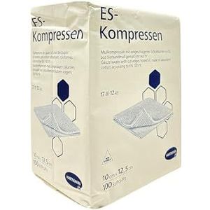 ES-KOMPRESSEN niet-steriel 10x12,5 cm 12-voudig 100 st