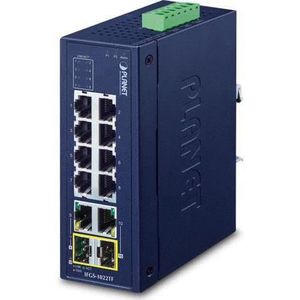 Planet Industrial 8-Port 10/100TX + 2-Port Gigabit TP/SFP Combo, W126079583 (2-Port Gigabit TP/SFP Combo Ethernet Switch (-40~75 Degrees C) Industrial 8-Port 10/100TX +, Unmanaged,)