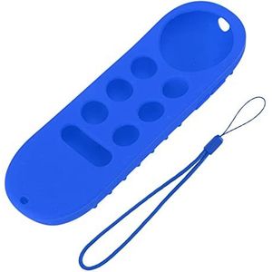 Atyhao Beschermhoes voor Afstandsbediening, Siliconen Hoesje Beschermhoes Geschikt voor Chromecast met TV-afstandsbediening(Blauw)