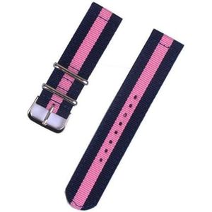 KemEng 18-24mm nylon horlogeband elastische stoffen armband, 20mm, Nylon