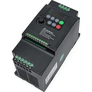 Variabele frequentieaandrijving, 220 TOT 380V VFD Frequentieregelaar Converter Inverter 1.5/2.2/3.7/4/5.5/7.5/KW Motor Speed ​​Controller voor toerentalregeling van de spilmotor(3.7KW)