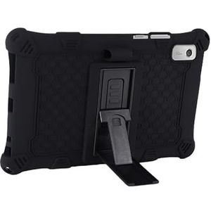 Geschikt for Lenovo Tab M 9 TB-310FU TB-310XU 9 ""Schokbestendige Silicon Kickstand Kids Tablet cover(Black)