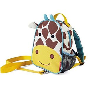 Skip Hop Zoo Rugzak voor kinderen, met riem, veiligheidslijn, meerkleurig, giraffe jules