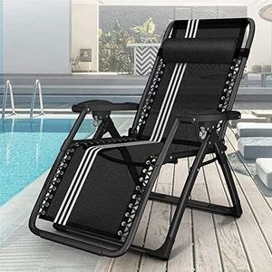 GEIRONV Tuin ligstoelen, for strand zwembad Patio camping fauteuils verstelbare ligstoelen tuinmeubilair opklapbaar bed Fauteuils