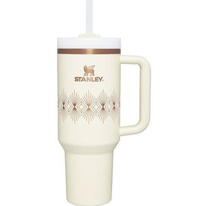 STANLEY Quencher H2.O FlowState™ beker 40 oz Crème Gloss Deco