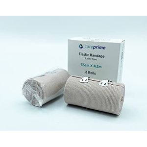 Elastiekbandage, sportbandage duurzaam elastische compressieverband sportverband 2 stuks (7,5 cm x 4,5 m)