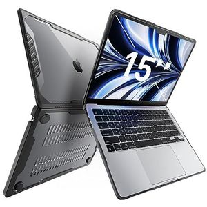 SUPCASE - EENHOORN - HOES MACBOOK AIR - ZWART - TPU en Polycarbonaat