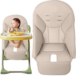 Kussenhoes voor kinderstoel, PU-lederen eetkamerstoel, stoelbekleding voor babyeetkamerstoelen met bekleding voor Peg Perego, Kosmic Jané, Baoneo, Siesta Zero3