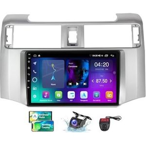Voor Toyota 4Runner 5 N280 2009-2020 Android 13 Carplay Autoradio 9 inch Scherm Radio Wireless Android Auto BT 5.0 Handsfree 4G WiFi FM/RDS/DAB+ Radio HiFi Achteruitkijkcamera + DVR(NF-2)
