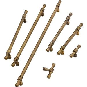 SFYMORHE Kasthandgrepen en knoppen lade trekt keukenkastgrepen 1 stuks (C-5852-128-brons)