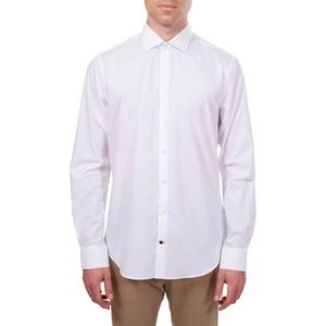 Tommy Hilfiger Heren Core Stretch Poplin Slim Shirt Businesshemd, wit (white), 39