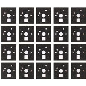 120 stuks mechanische toetsenbordschakelpads, toetsenbordgeluiddemper schuimsticker, geluidsreductie-isolatiefilm (EVA)