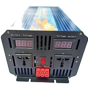 Vermogen: 6000 W, zuivere sinusgolf, 3 kW, 3000 W, 36 V, digitaal display, omvormer (60Hz, 12V-110-120V)