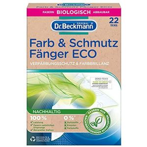 Dr. Beckmann Kleurenvanger Eco | langdurige kleurbescherming voor maximaal 30 wasbeurten | herbruikbare doek | 22 doeken
