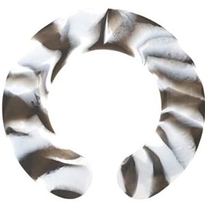 Kapsalon stylist snijkraag voor kapsel mannen gradiënt bruin