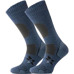 Todo BP Wandelsokken, merinowol, voor heren, dames, kinderen, trekkingsokken, ademend, antiblaren, geproduceerd in de EU, 39-42 EU