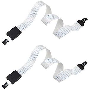 Jopto 2 STKS 18.9 ""48 cm Micro SD naar Tf kaart Extension Kabel Flash Geheugenkaart Adapter Flexibele Cord Converter voor SanDisk Arduino Auto GPS DVD DVR Dash Cam Tablet Telefoon LED Lcd scherm