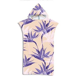 LOMTRATS Sneldrogende Surf Poncho Veranderende Handdoek Robe Hoodie voor Volwassenen Mannen Vrouwen, Microfiber Zwemmen Strand Surfen Duiken Thuis Hot Springs Badparka