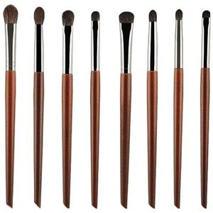 Make-upborstel Houten handvat Synthetische borstel Make-uptool for beginners Cosmet (Size : E-8)