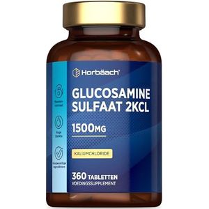 Glucosamine Sulfate 1500mg | 360 Glucosamine Sulfaat Tabletten - 6 Maanden Voorraad | Horbaach