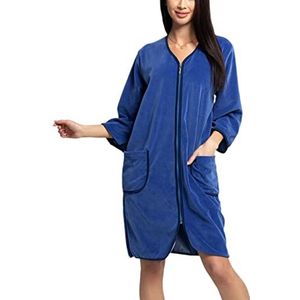 Aquarti - Dames Kamerjas - Jeans - Met Rits en 3/4 Mouwen