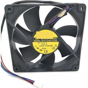 12cm AD1212HB-A73GL AD1212HB-A76GL 127M038D07 12025 12V 0.37A CPU-koeler koellichaam axiale koelventilator(AD1212HB-A76GL 3LINE)