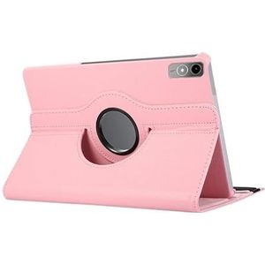 360 graden draaibare standaard tablethoes geschikt for Lenovo Tab P12/ Xiaoxin Pad Pro 12.7inch TB-370FU TB-371FC hoes(Pink,For Lenovo P12 12.7 inch)
