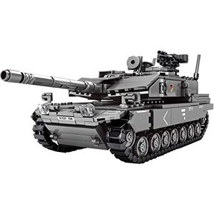 HIDE Technik Leopard 2A7 Panzer bouwstenen, 898 delen, technische pantser, modelbouwset, klembouwstenen, compatibel met Lego