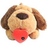 Pawsource snuggle puppy - knuffel met hartslag voor puppy - hartslag knuffel (Bruin)