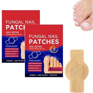 KUIRUNRX - Schimmelnagelpleisters - 42 Stuks - Voor Behandeling van Schimmelnagels