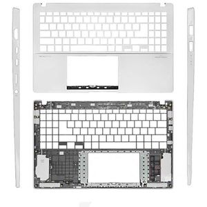 Palmrest Case Boven- en onderbehuizing Base Cover Compatibel met ASUS Fearless Pro15 2024 Vivobook S15 S5507 S5507Q Laptop Zilver