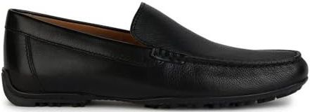Geox Heren U KOSMOPOLIS + Grip Moccasin, Black, 44 EU, zwart, 44 EU