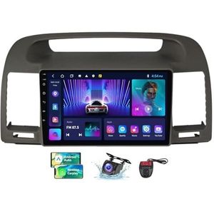 Voor Toyota Camry 5 XV 30 2001-2006 Android 13 Carplay Autoradio 9 inch Scherm Radio Android Auto Bluetooth 5.0 Handsfree 4G 5G WiFi FM/RDS/DAB+ Radio/DSP HiFi Camera + DVR(A,NF-1)